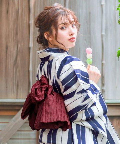 dita 新品 人気 浴衣 5点セット 鏡花水月 ディータ 2025 浴衣5点セット(ゆかた・帯・下駄・着付けマニュアル