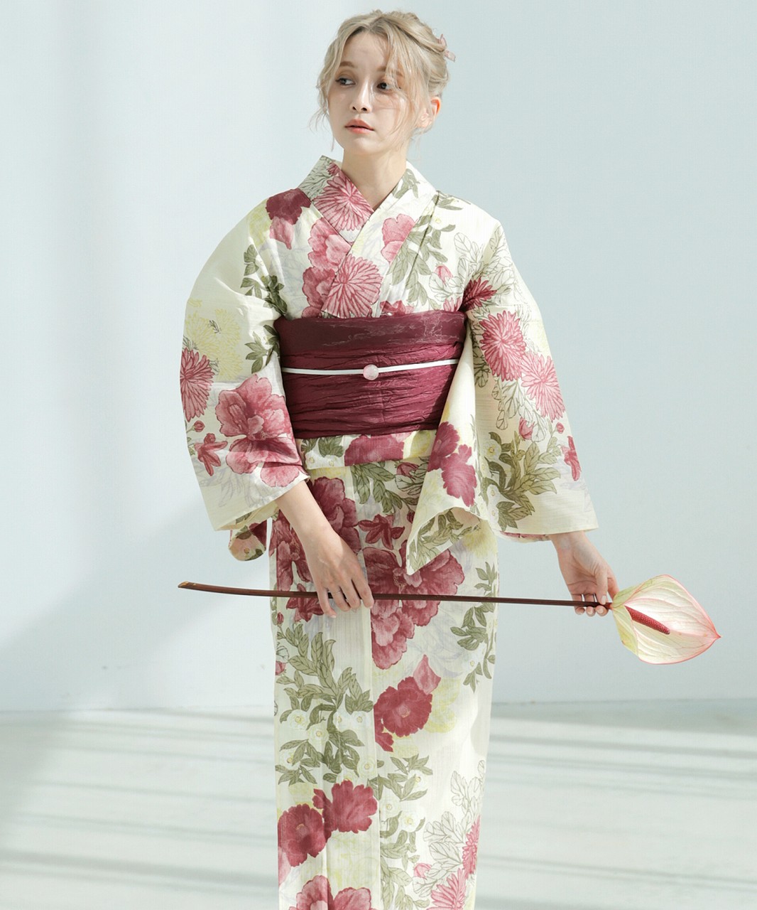 先行予約/6月上旬より順次発送予定】2025 浴衣5点セット(ゆかた・帯  