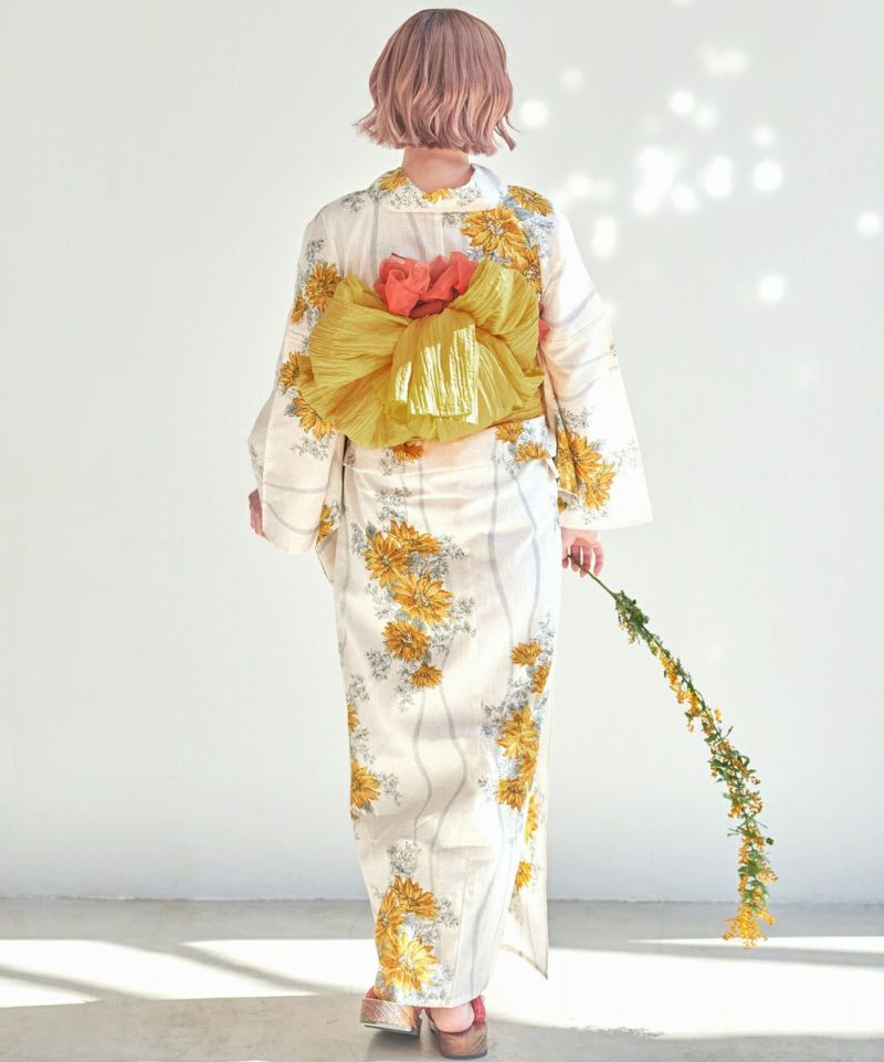 人気デザイナー DITA 浴衣 単品 浮世の花重ね 浴衣 - kintarogroup.com