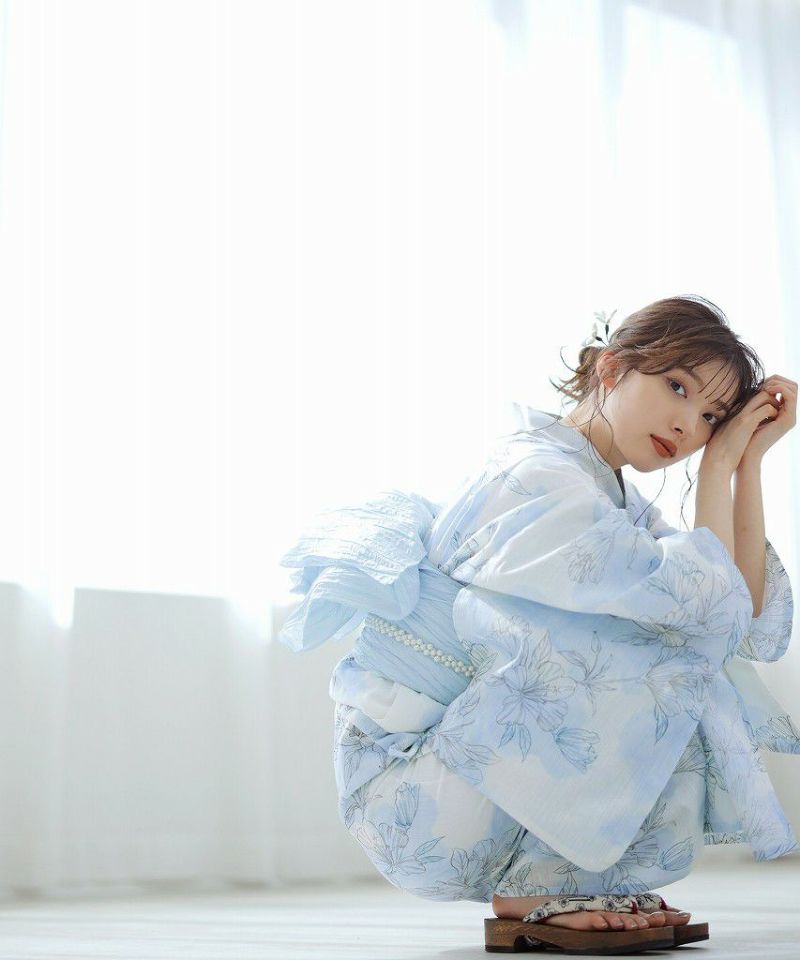 先行予約/6月上旬より順次発送予定】2025 浴衣5点セット(ゆかた・帯 