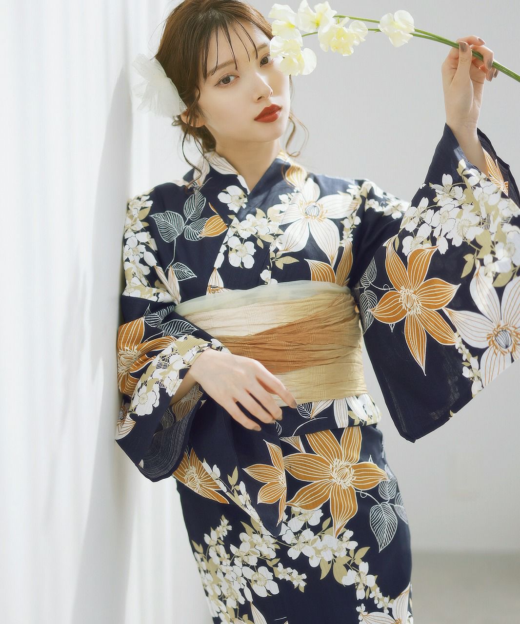 先行予約/6月上旬より順次発送予定】2025 浴衣5点セット(ゆかた・帯 