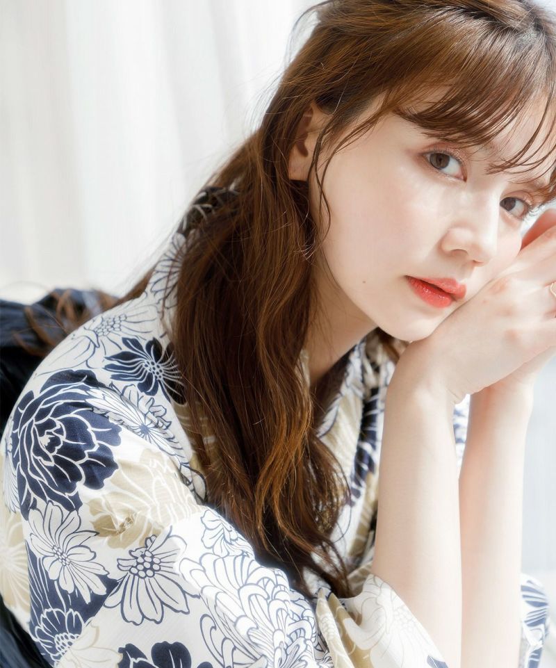 【美品】Dita浴衣、夏々凛々、浴衣単品 2025 浴衣5点セット(ゆかた・帯・下駄・着付けマニュアル
