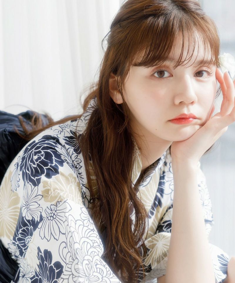 【美品】Dita浴衣、夏々凛々、浴衣単品 2025 浴衣5点セット(ゆかた・帯・下駄・着付けマニュアル