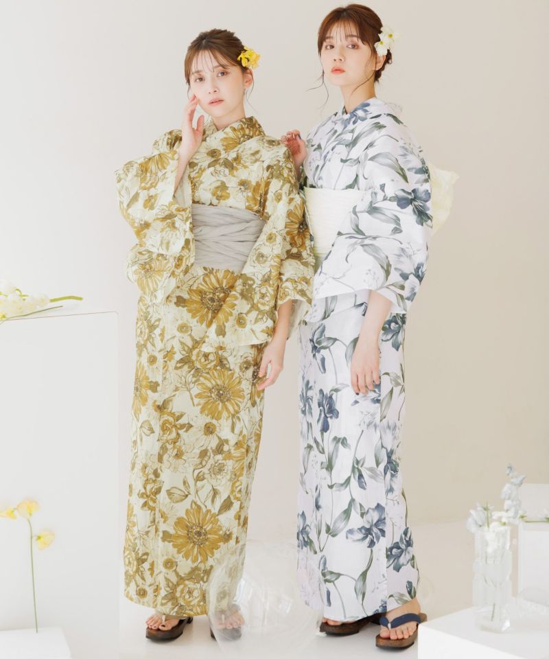 超安い品質 2025 セパレート浴衣3点セット(ゆかた・帯・下駄) | Dita 着物・浴衣