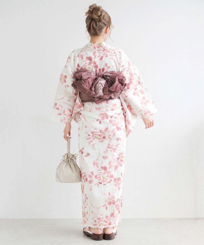 Dita 浴衣セット 泡沫の花しらべ 【お値下げ不可】 着付け本は付属しません。 2025 浴衣5点セット(ゆかた・帯・下駄・着付けマニュアル・腰ひも