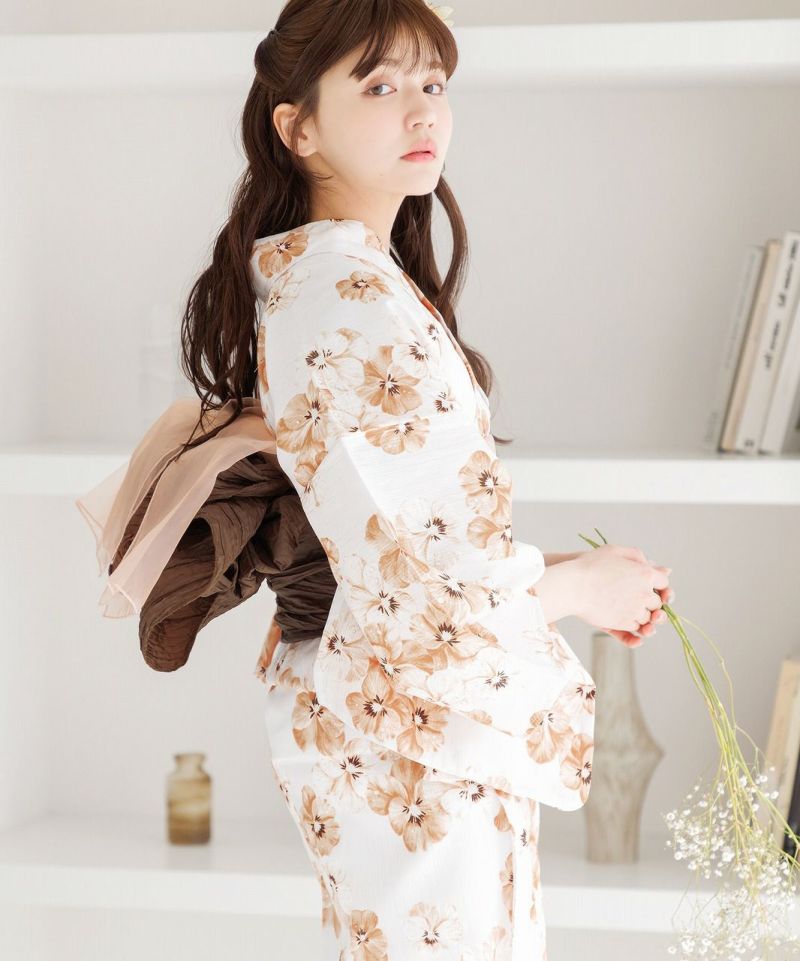 Dita 浴衣 蒼々の花雫 5点セット 2025 浴衣5点セット(ゆかた・帯・下駄・着付けマニュアル