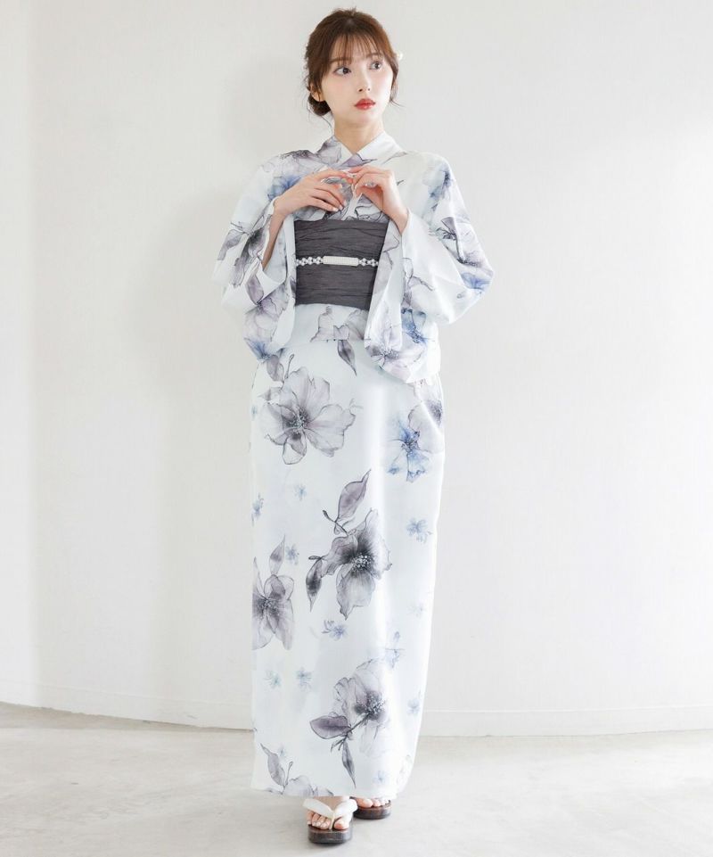 2025 ワンピース浴衣3点セット(ゆかた・帯・着付け本) | Dita