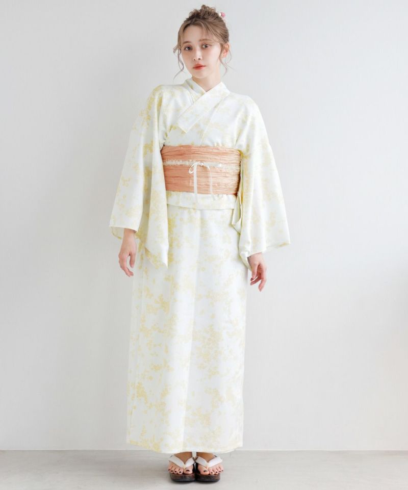 2025 ワンピース浴衣3点セット(ゆかた・帯・着付け本) | Dita