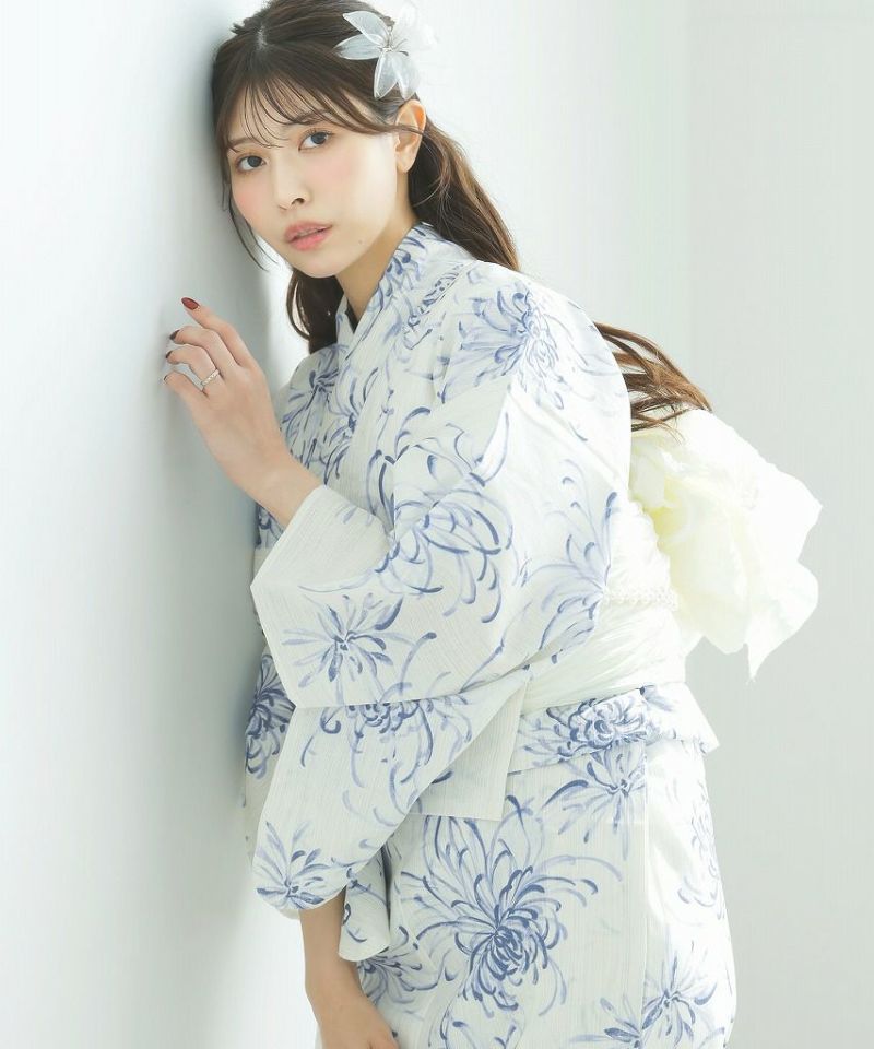 ディータ　月夜の乱菊しらべ　浴衣　帯の2点セット 2025 浴衣5点セット(ゆかた・帯・下駄・着付けマニュアル