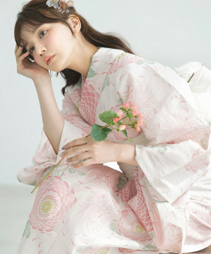 2025 セパレート浴衣3点セット(ゆかた・帯・着付け本) | Dita