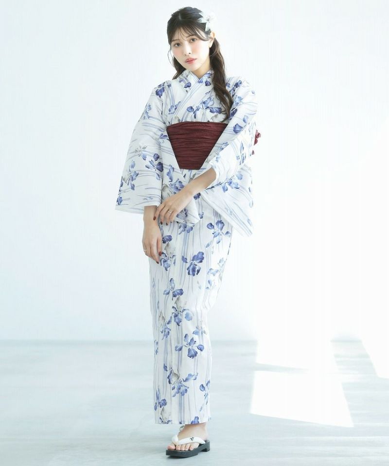 2025 セパレート浴衣3点セット(ゆかた・帯・着付け本) | Dita